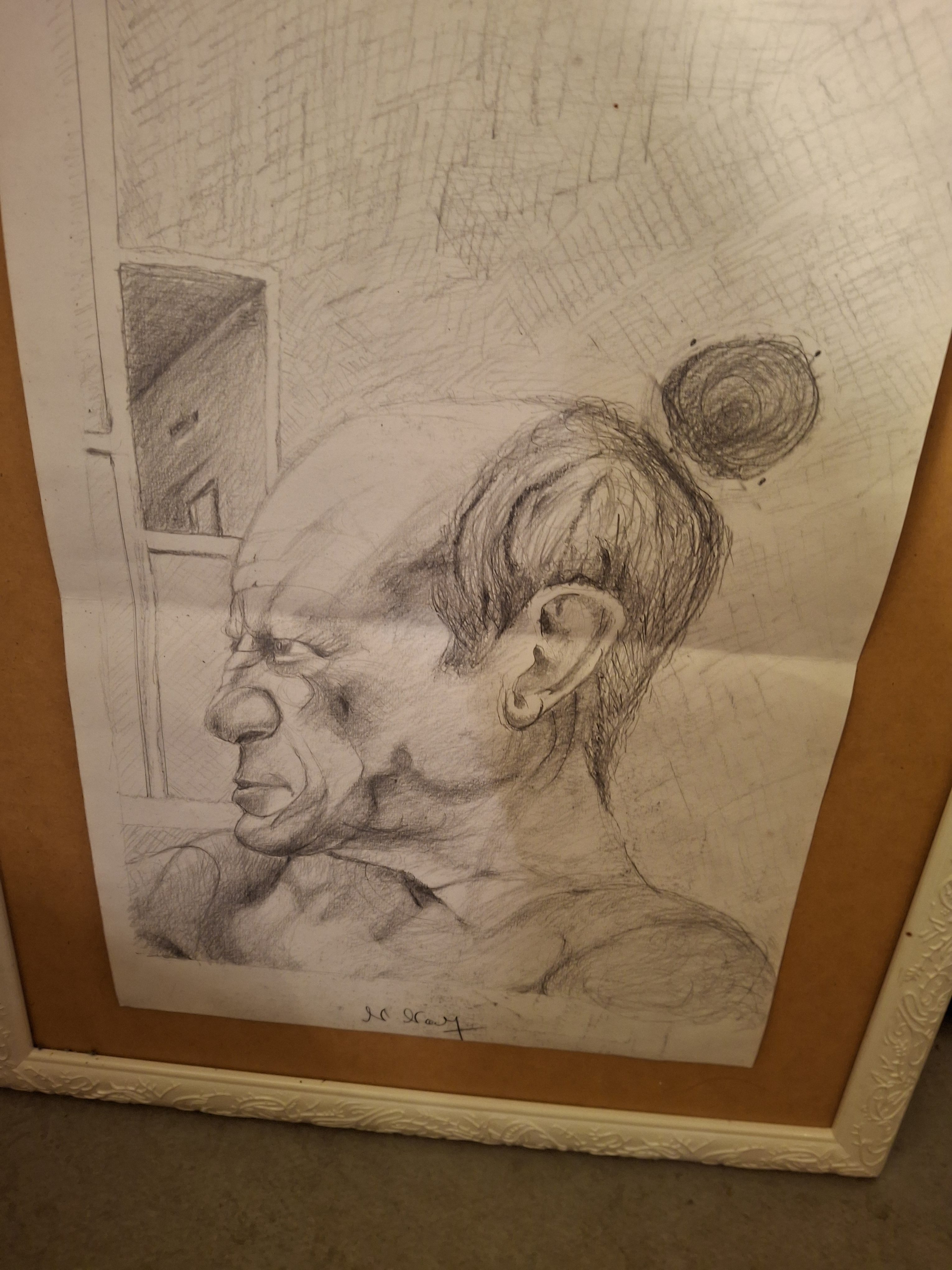 Portrait au crayon